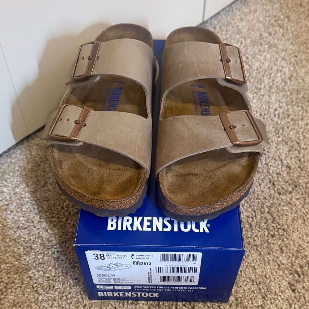 Birkenstock Arizona Soft Footbed
Oiled Leather - Tobacco Brown